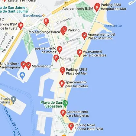 Апартаменты Barceloneta Port Ramblas
